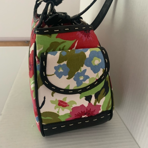 Brighton NWT women’s pink & green floral shoulder purse - Picture 3 of 10